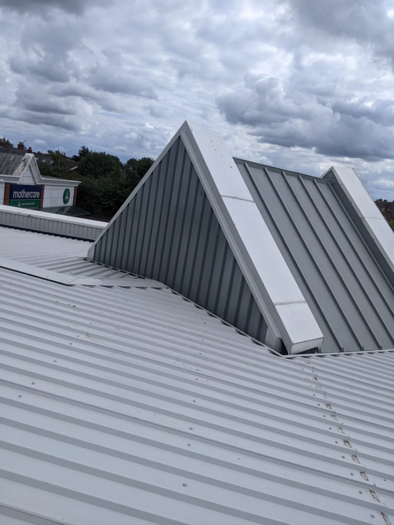 Argos Wincheap Retail Park Roof Coating 6