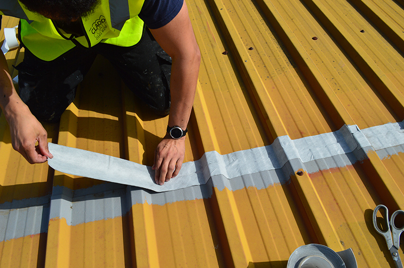 The Fleets, Barnsley College 5 Cut Edge Repair Tape Application