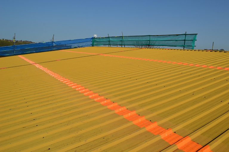 Cut Edge Treatment Repair Completed Roof