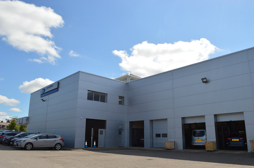Peoples Ford, Prescot 3 Ford Prescot Cladding After Painting