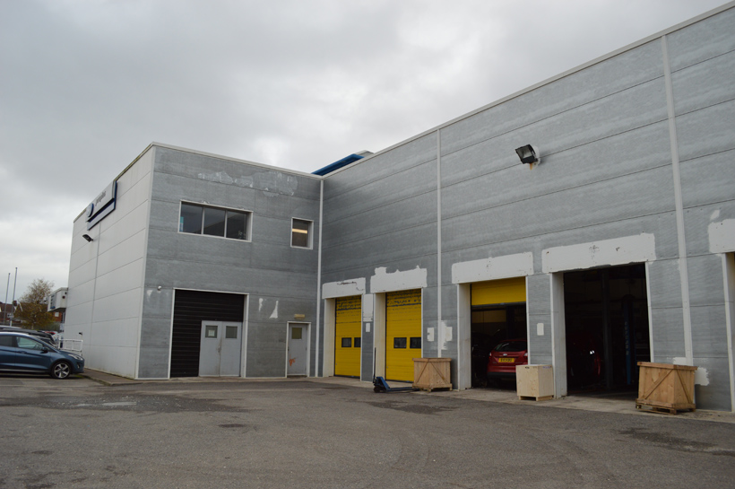 Peoples Ford, Prescot 2 Ford Prescot Cladding Coating Doors