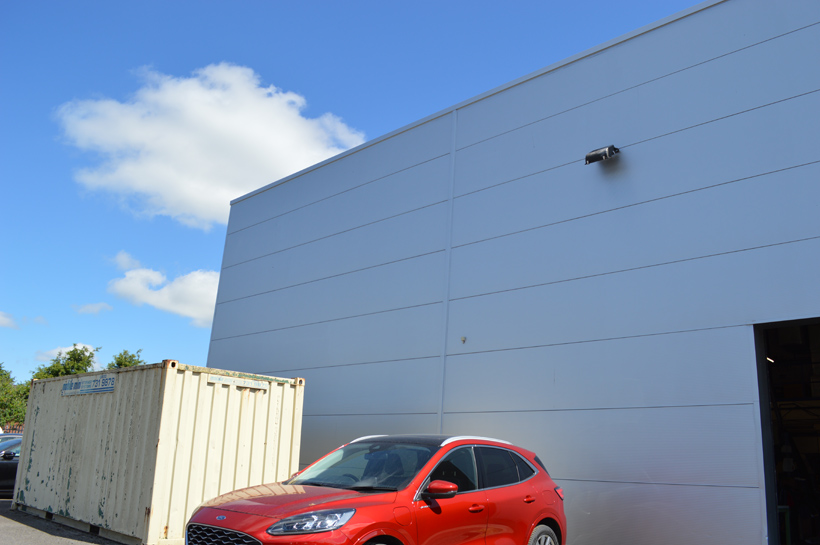 Peoples Ford, Prescot 14 Ford Prescot Side After Cladding Coating