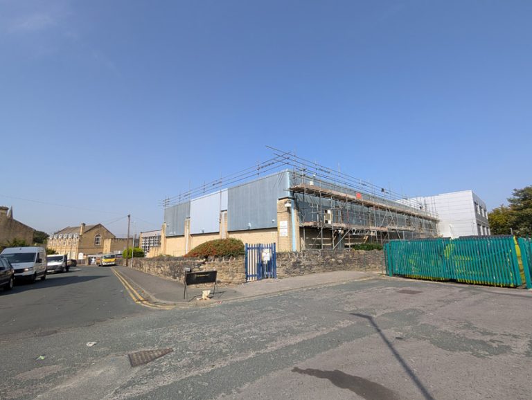 Heckmondwike Grammar School Refurbishment Cladding Coatings 10
