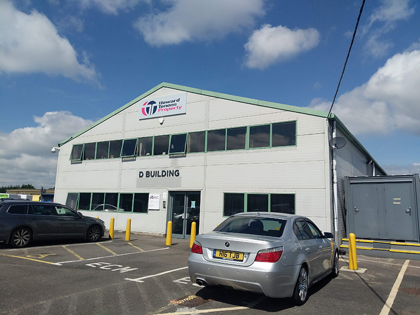 Howard Tenens, Swindon 2 Howard Tenens Swindon Cladding Coating Before