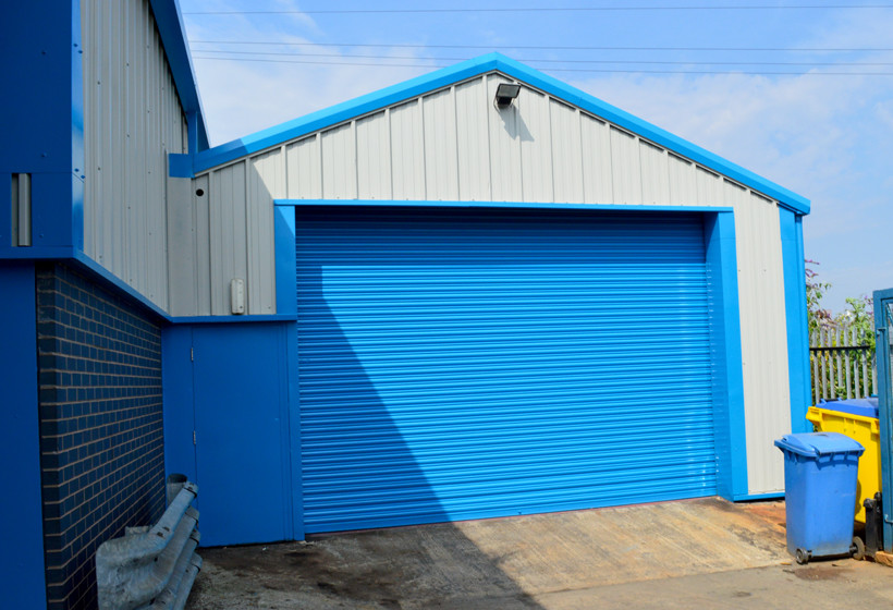 Jofson Ltd, Trafford Park, Manchester 5 Jofson Doors After Spraying