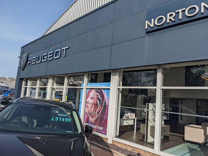Norton Way Peugeot, Letchworth 10 Purgeot Letchworth project
