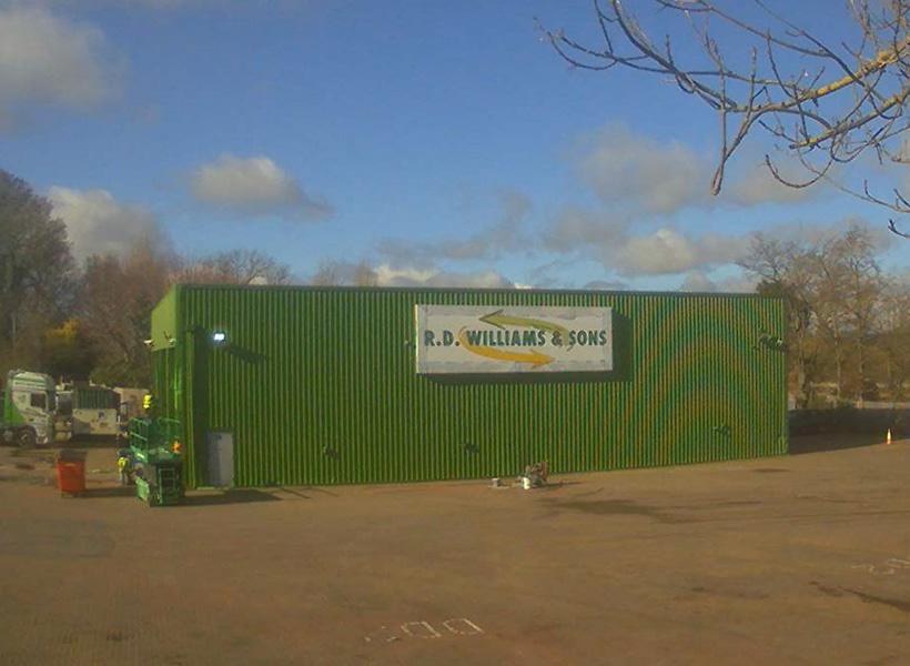 RD Williams Metal Cladding After Coating