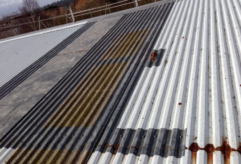 before roof repair and refurbishment