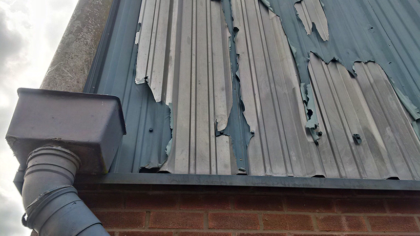 Flaking Cladding Corrosion