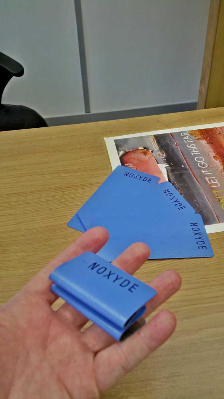 On-Site Samples 5 Cladding Coatings noxyde sample