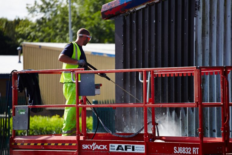 Onsite Cleaning of External Cladding