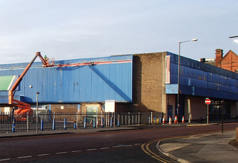 Sports Direct, Darlington 4 Sports Direct Shopfront Refurbishment Before