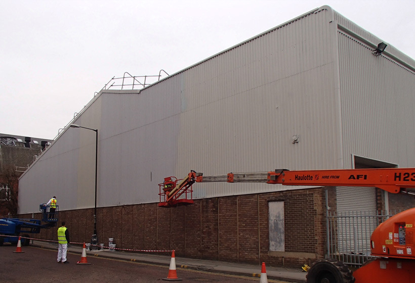 Sports Direct, Darlington 7 Sports Direct During Shopfront Spraying