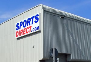 Sports Direct Shopfront Spraying